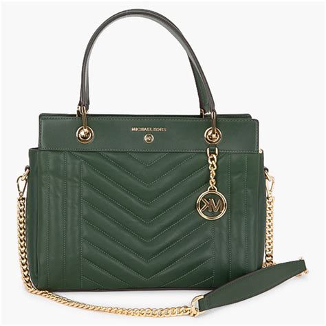 michael kors quilted satchel|Michael Kors opened satchel purse.